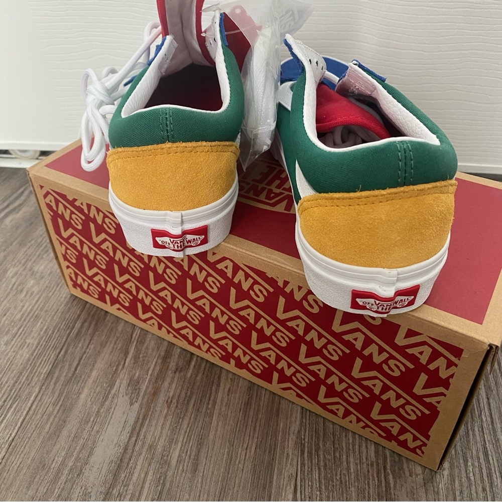 Vans Multicolor Sneakers suede and canvas size 7  NWT Vans off the Wall - Picture 10 of 12